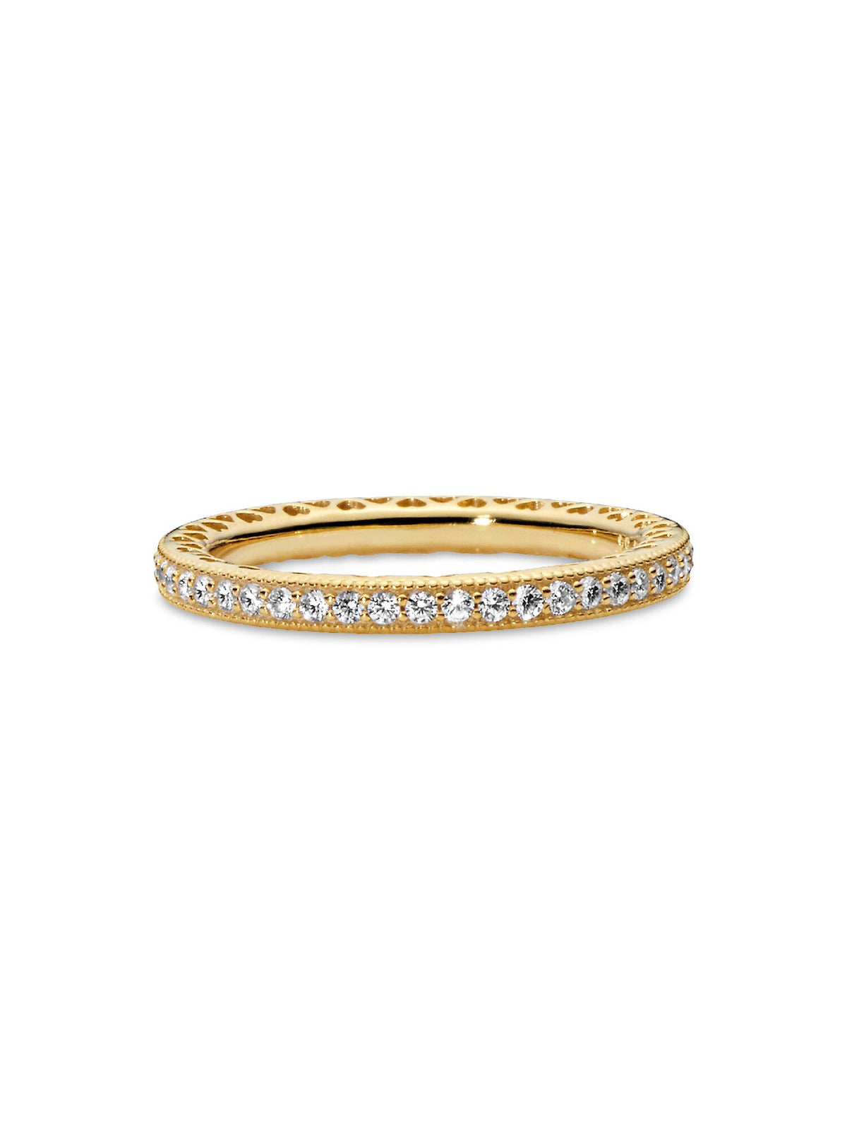 Pandora Prsten "Zlatni pavé krug"