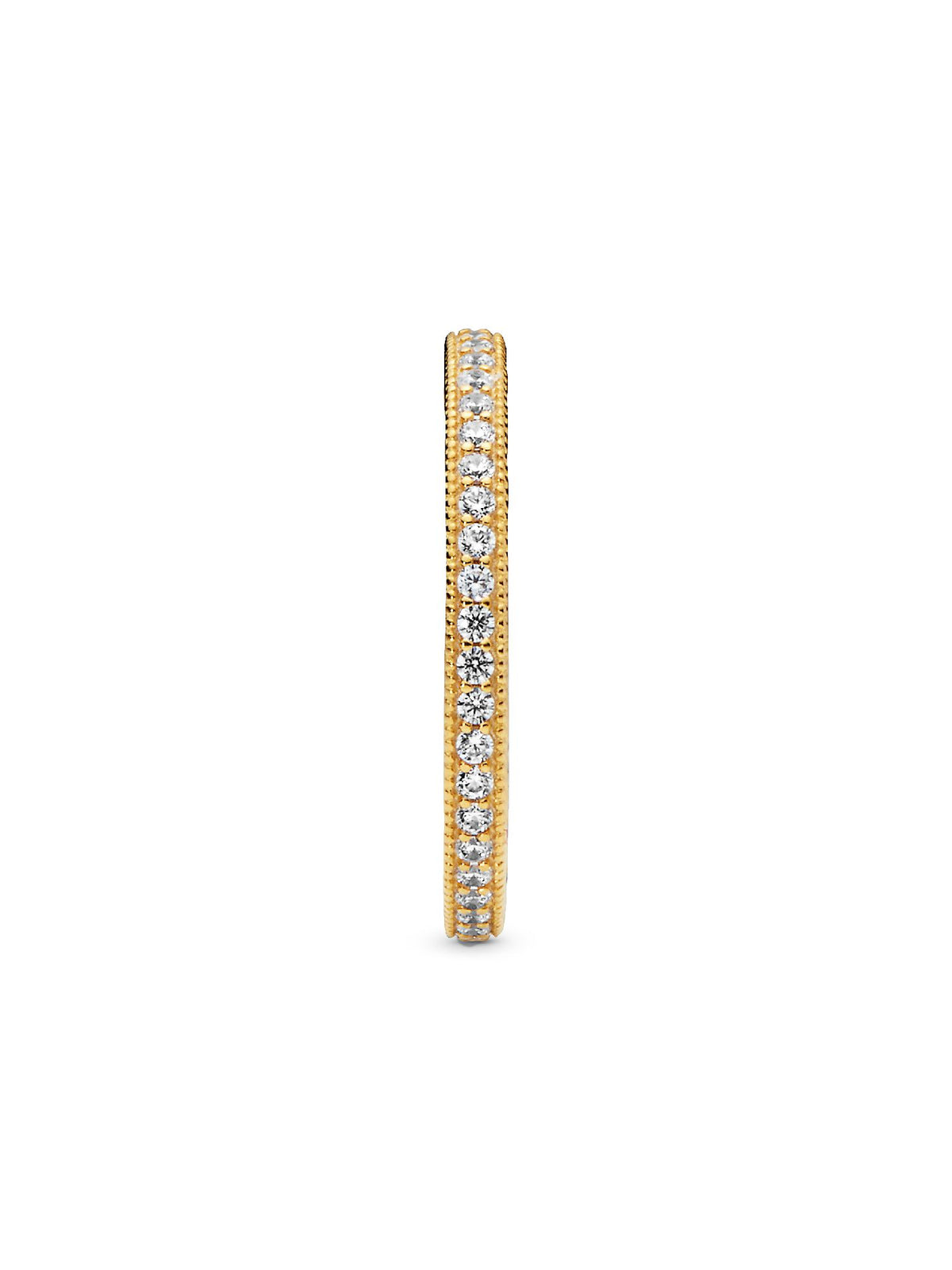 Pandora Prsten "Zlatni pavé krug"