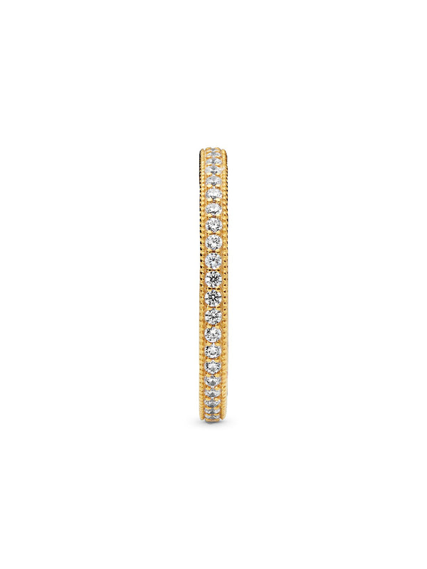 Pandora Prsten "Zlatni pavé krug"